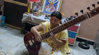 Raag Patdeep || Vilambit & Drut gat teen taal || Sitar cover || Keerthi Rani