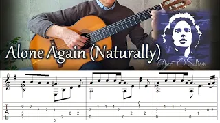 Alone Again (Naturally) - Fingerstyle Guitar | TAB, Lyrics