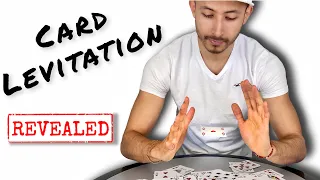 How to LEVITATE a card - the 2 EASIEST ways REVEALED!