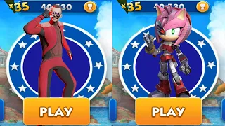 Sonic Dash - Dr. Robotnik vs Rusty Rose vs All Bosses ZZazz and Eggman Mod All Characters