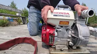 Honda Fire Pump Operation Tutorial