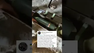 Pak 122MM HE artillery shell in Ukraine #shorts