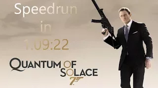 007 Quantum of Solace Speedrun in 1:09:22