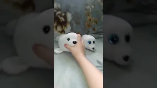 Мои бельки - морские 🐱🐈 котики . Маленькие тюлени. Мягкие игрушки. Win claw machine.