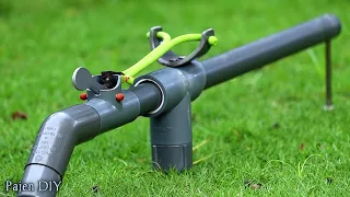 DIY Slingshot - Automatic Super Powerful Slingshot From PVC