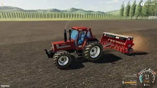 Farming Simulator 2019 mods FIAT 1880 & Semeato SHM-1517