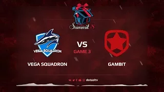 Vega Squadron против Gambit, Третья карта, Квалификация на Dota Summit 8