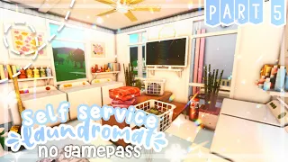 No Gamepass Colorful Pastel Town I Part 5 I Self Service Laundromat I Bloxburg Build - iTapixca