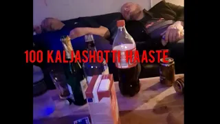 100 kaljashotti haaste. Videoarkisto vuodelta 2019