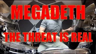 MEGADETH - The threat is real - drum cover (HD)