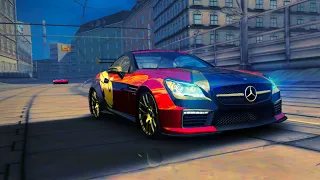 Asphalt 8, Mercedes-Benz SLK 55 AMG SE Vs 3 Vulcan, Multiplayer, London Eye