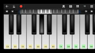 Beverly Hills Cop Song by Axel F on Android (walk band) PIANO TUTORIAL.🌟