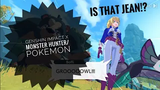 Genshin Impact x Monster hunter/pokemon game? 1st look into Volzerk: Monsters and Lands Unknown