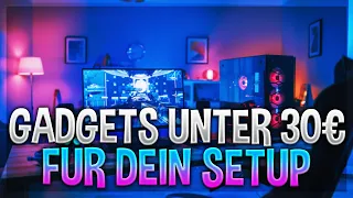 GADGETS UNTER 30EURO für DEIN GAMING SETUP! Teil 3 | Top 5 Gaming Gadgets! | Wolltixx