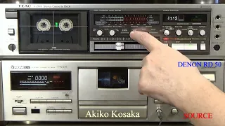 Запись б.у. кассет DENON RD 50 + DENON RD-Z 50 на деке TEAC V-2RX / I record Japanese music