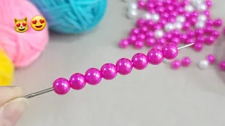 I made 50 in one day and Sold them all! Super genius idea with yarn and bead