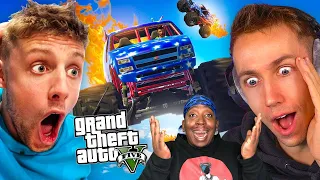Reaction To MONSTER TRUCK MADNESS in GTA 5