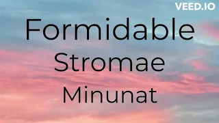 Stromae - Formidable (LYRICS) versuri traduse in romana