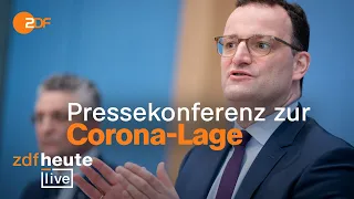 Spahn und RKI zu Impfungen und Corona-Lage | ZDFheute live