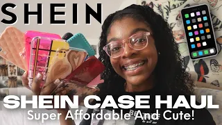 SHEIN IPHONE XR CASE COLLECTION HAUL + try on!📱