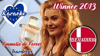 Eurovision 2013 Winner - Emmelie De Forest - Only Teardrops (Karaoke) Denmark