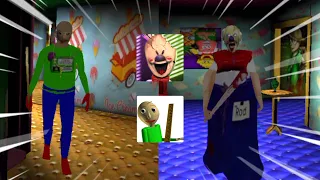 Huida en el bote de la heladera y baldi viejos!! - Grito de abuela baldi (chapter two)