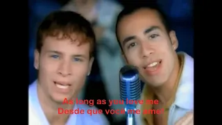 Backstreet Boys - As Long As You Love Me (Legendado Inglês e Português)