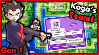 Can I Beat Pokemon Red with ONLY Koga's Team & Moves? 🔴 Pokemon Challenges ► NO ITEMS IN BATTLE
