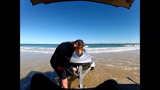 Jetski Launch from the beach