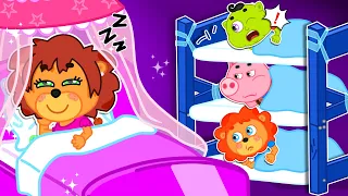 Liam Family USA | Pink vs Blue Bunk Bed Challenge | Fun Playtime | Family Kids Cartoons