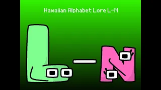 Hawaiian alphabet lore L-N