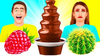 Défi De La Fontaine À Chocolat | Situations Alimentaires Amusantes par KaZaZa Challenge