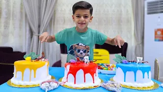 يوسف يبيع كيك عيد الميلاد !! Children's birthday cake