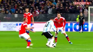 Lionel Messi vs Russia (Russia vs Argentina 0-1)11/11/2017 HD