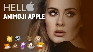 Hello by iPhone X Animoji Apple