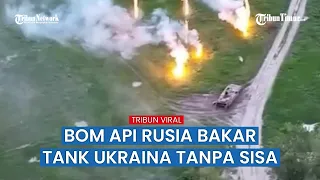 Pasukan Putin Bom dan Tembak Brutal Kendaraan Lapis Baja Ukraina, Zelensky Makin Rugi!