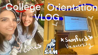 college orientation vlog! ~ come with me to SAMFORD U❤️💙