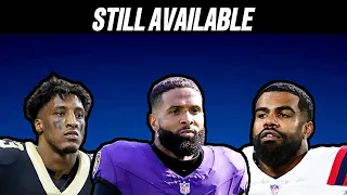 NFL Players Still Available in Free Agency (QB/RB/WR)