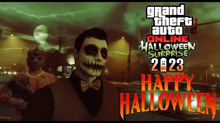 GTA Online Funny Moments: Halloween 2023! (UFOs, Ghost Cars, Slashers!)