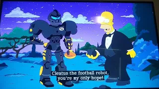 Cletus The Football Robot Fox Reference On The Simpsons