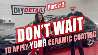 Applying ceramic coating on a black car: how to panel prep and install!  #diydetail #ceramiccoating