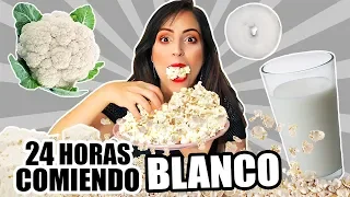 24 HORAS COMIENDO BLANCO | RETO SandraCiresArt | All Day Eating White Food Challenge