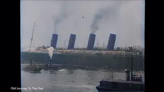 Lusitania 1912 - Film recorded inside the ship