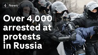 Over 4,000 arrested at pro-Navalny protests across Russia