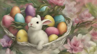 Easter TV Art with Soft Piano Music - 1 Hour