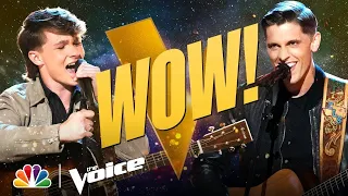 Carson Peters vs. Clint Sherman | "Don't Let Our Love Start Slippin' Away" | The Voice Battles 2021