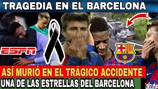 +EL BARCELONA DE LUTO, el goleador MURIÓ tras SER ATROPELL4DO POR un  VEHÍCULO QUE HUYÓ DESPUÉS..