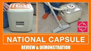 National Capsule Footstool Vacuum Cleaner Demonstration & Review