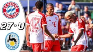 Bayern Score 27 Goals! Full Highlights Vs Rottach Egern vs. FC Bayern München 0-27 |