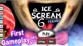 Ice Scream 6 Friends: Charlie Gameplay With Starting Intro || Ice Scream 6 Gameplay || Ice Scream 6